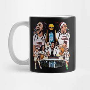 South Carolina Women's Basketball 2024 National Champions Final Four Mug